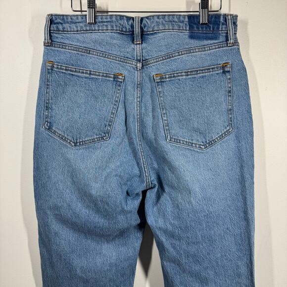 Abercrombie & Fitch The 90s Relaxed Jean Women 12R High Rise Curve Love Y2K Zip - Picture 8 of 9